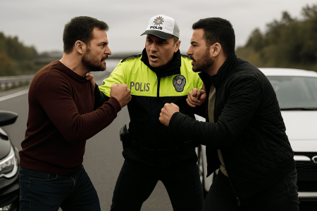 Trafikte Kavga Etmenin Cezası